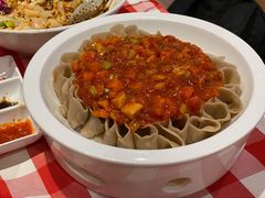 西红柿浇汁莜面-西贝(枫蓝国际购物中心店)