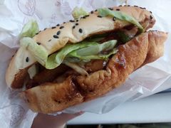 暗夜黑胡椒鸡腿堡-麦当劳(仙林亚东城得来速店)