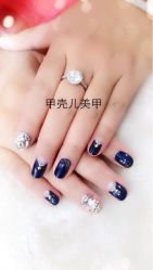 经典蓝-甲壳儿美甲美睫