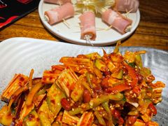 拌花菜-原始泥炉烤肉(总店)