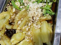 茄子拌青椒-贾青羊肉串(袁桥店)