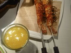烤深海大虎虾-开海·红岛海鲜虾水饺(石老人店)