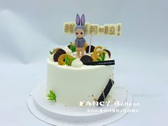 -卡比儿童蛋糕·心意定制·低脂零卡糖动物奶油FancyBALLOON(滨海店)