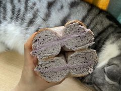 蓝莓贝果配蓝莓乳酪-屋裡·Union Bakery(龙江路店)