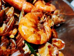 -东来菜馆•手抓海鲜家常菜•海鲜锅贴(鸽子窝店)