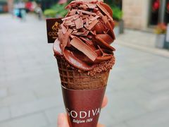 GODIVA黑巧克力冰淇淋-GODIVA(汉街店)
