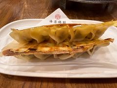 韭黄牛肉锅贴-海荣锅贴馆(五味十字店)