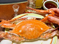 清蒸梭蟹-开海·红岛海鲜虾水饺(石老人店)
