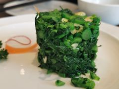 凉拌芥兰杏仁-勺园中餐厅