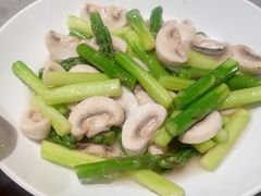 鲜芦竹笋炒蘑菇-楚山晓·楚湘菜(江夏永旺店)