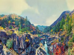 -百里山水画廊乌龙峡谷