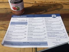 菜单-Fergburger(皇后镇店)