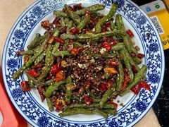 干煸豆角-吴记百姓菜馆·北京菜·烤鸭(故宫店)