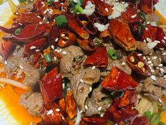 汆水牛肉-九道菜有鸡鱼头(石鼓路店)