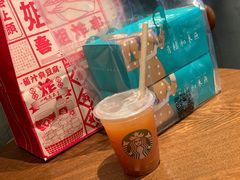冰摇桃桃乌龙茶-星巴克(无锡大东方店)