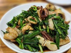 韭菜炒笔管-八大碗私房菜(中城路店)