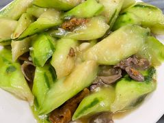 鸡杂炒胜瓜-同记鸡粥粉面店