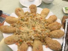 金沙脆皮虾-长春观斋补堂素菜馆