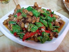 爆炒野生狗鱼块-煲来饱去冷水鱼