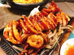 烧烤整条鱿鱼配柠檬酱-美奈小馆·东南亚菜(福田星河COCO Park店)