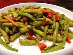 榄菜肉碎四季豆-恒盛居回族饭店