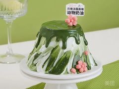 抹茶熔岩小火山点·抹茶红豆玫珑蜜瓜夹心生日蛋糕-36cake生日蛋糕(福田店)