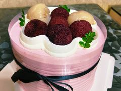 斑斓杨梅蛋糕-勒甜LO CHO·私人订制低糖代糖纯动物奶油生日蛋糕(新开路店)