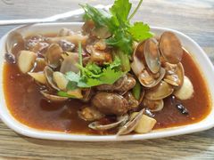 秘制炒花甲-争鲜·鲍鱼鸡煲(美邻中心店)