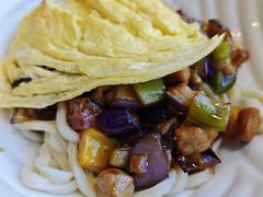 茄子肉丁鸡蛋拌面-文三里屯面馆(三里屯店)