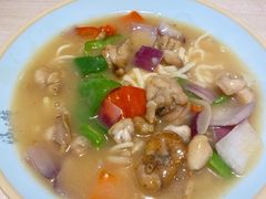招牌牛蛙捞面-汤去三面(骆驼店)