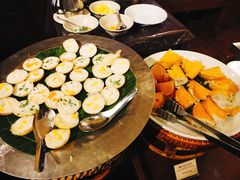 椰丝卷饼-彩虹云霄酒店76&78层国际自助餐