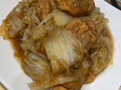 面筋扒白菜-左邻右舍褡裢火烧(石榴园店)