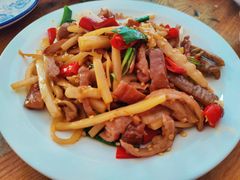 酸笋炒大肠-牛八宝桂林米粉(八里庄店)