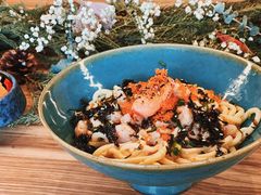 炙烤明太鱼籽虾仁拌面-里面·Noodlology(机电院店)