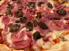 意大利熏火腿和蘑菇披萨-IL TEATRO 精品意大利餐厅