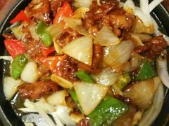 铁板黑椒牛柳-福来居烤鸭店(天坛二店)