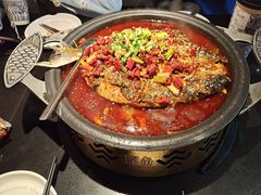 -探鱼·鲜青椒爽麻烤鱼(广州花都来又来店)