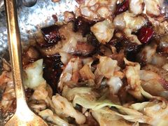 干锅手撕牛心菜-望湘园·洞庭渔宴(浦江欢乐颂店)
