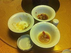 大份儿土豆丝、八片儿莴笋叶超两块肉、分成两碟装-俏湘厨•地道湘菜(建华南路店)