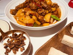 秘制大盘鸡-谷丽羊肉串·新疆烧烤·羊肉火锅大排档·原老马烧烤(砂子塘店)