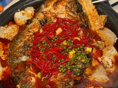 -探鱼·鲜青椒爽麻烤鱼(银泰城店)