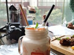伯爵草莓果味奶茶-良木缘咖啡西餐(蜀汉路店)