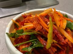 拌明太鱼丝-白玉·朝鲜族烤串(深圳Kkone店)