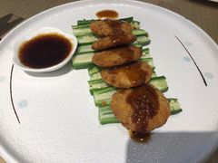 鹰嘴豆饼采秋葵-菩提树·素食餐厅(汇智国际商业中心店)