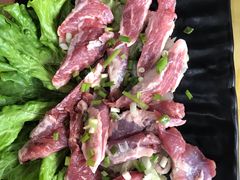 猪颈肉-牛信亭韩国料理·炭火烤肉(紫藤路店)