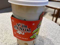烤黑糖波波牛乳-喜茶(北京华贸购物中心店)