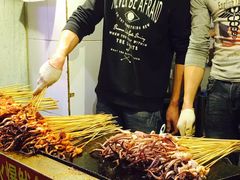 现烤鱿鱼-东门町美食街