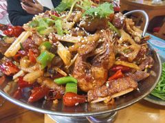 大虾鸡翅-民食香·腊排骨野生菌美食(木府店)