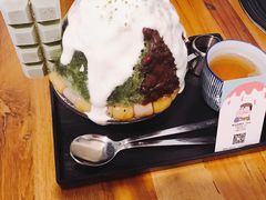 抹茶生乳かき氷-WONDER ICE 萬得冰田(建設路总店)