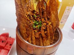 竹筒鱼-大眼锅贴水饺(河东店)